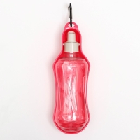 Поилка прогулочная фигурная, 500 мл, с мягким носиком, розовая Поилка прогулочная фигурная, 500 мл, с мягким носиком, розовая