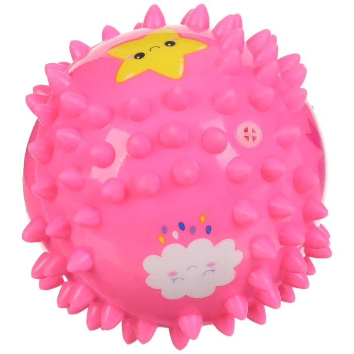 Развивающий тактильный мячик Развивающий тактильный мячик "Принцесса", диаметр 9 см, с пищалкой, в пакете, Крошка Я