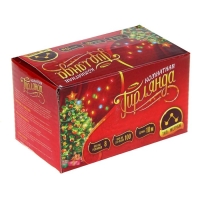 Гирлянда &laquo;Нить&raquo; 10 м с насадками &laquo;Игла&raquo;, IP20, прозрачная нить, 100 LED, свечение синее, 8 режимов, 220 В