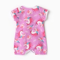 Песочник детский "Алеша", цвет розовый/единорог, рост 80