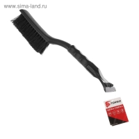 Щетка сметка TORSO, 38 см, со скребком, черный