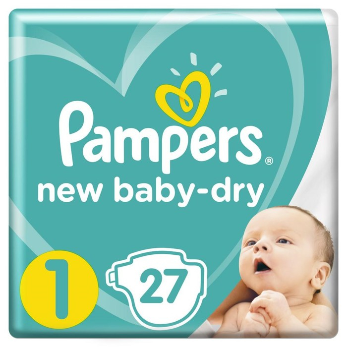 Подгузники Pampers New Baby-Dry (2-5 кг), 27 шт Подгузники Pampers New Baby-Dry (2-5 кг), 27 шт