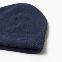 Шапка женская, цвет синий меланж, р-р 54-56 Шапка женская, цвет синий меланж, р-р 54-56