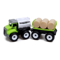 Машина инерционная «Строитель», с прицепом Машина инерционная «Строитель», с прицепом