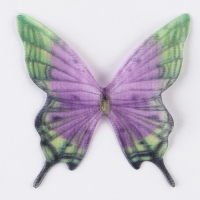 Декор для творчества &laquo;Бабочка хохлатка&raquo;, двухслойный, набор 12 шт., размер 1 шт. &mdash; 5 &times; 5 см