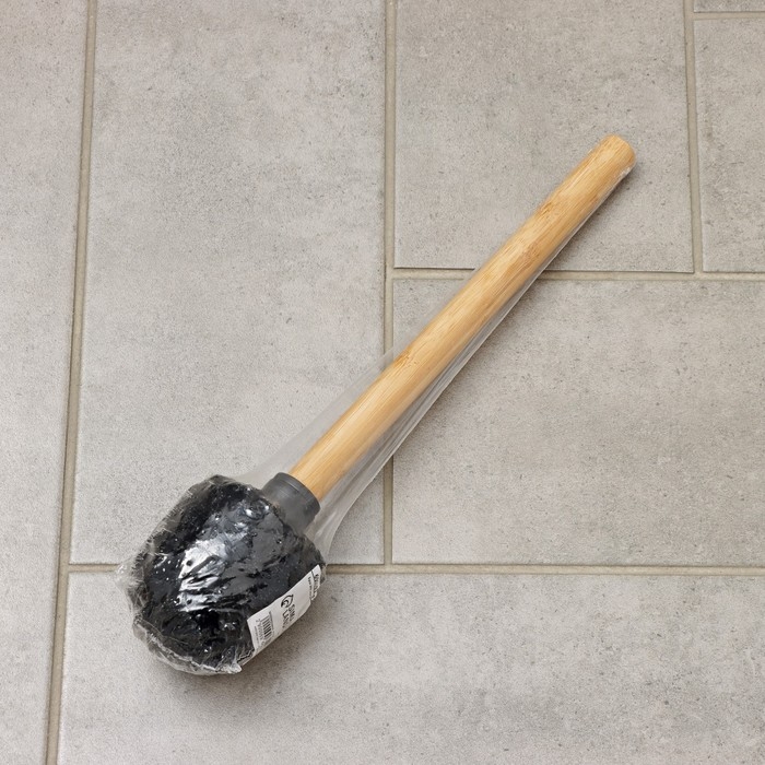 Ёршик для унитаза SAVANNA BAMBOO, бамбуковый, 8&times;35 см