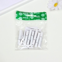 Прищепки дерево, 45 мм, (набор 10 шт.) белый Прищепки дерево, 45 мм, (набор 10 шт.) белый