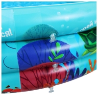 Бассейн надувной &laquo;На волне: Морской мир&raquo;, 146х25 см, с надувным дном