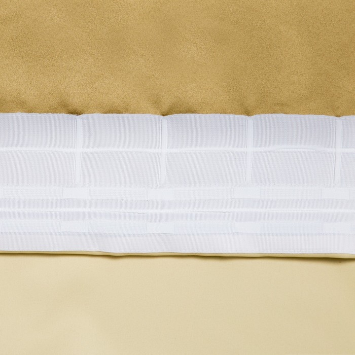 Штора портьерная &laquo;Этель&raquo; 130&times;300 см, двусторонний блэкаут