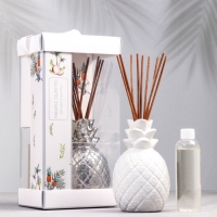 Диффузор керамический "Ананас", 150 мл, МИКС, кориандр Диффузор керамический "Ананас", 150 мл, МИКС, кориандр