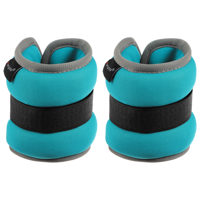 Утяжелители неопреновые ONLYTOP, 2 шт. х 0,5 кг, цвет мятный