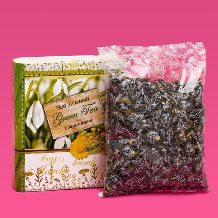 Чай зеленый JARRA Книга с жасмином, 125 г Чай зеленый JARRA Книга с жасмином, 125 г