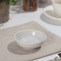 Блюдце для варенья &laquo;Белое&raquo;, d=9 см, фарфор