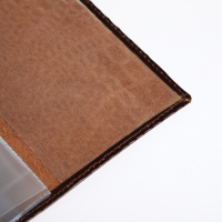 Обложка для автодокументов, цвет коричневый