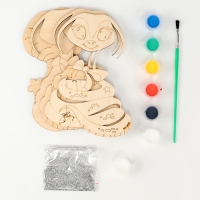 Роспись по дереву на новый год &laquo;Змея&raquo;, новогодний набор для творчества, символ года 2025