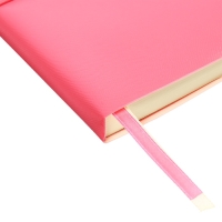 Ежедневник недатированный A5 136 листов deVENTE. Jane, мягкая обложка пвх, резинка, перфорация, ляссе, блок 70, розовый Ежедневник недатированный A5 136 листов deVENTE. Jane, мягкая обложка пвх, резинка, перфорация, ляссе, блок 70, розовый