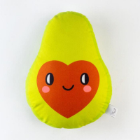 Подушка декоративная Этель "Сердце авокадо" 32х40 см, велюр, 100% п/э Подушка декоративная Этель "Сердце авокадо" 32х40 см, велюр, 100% п/э