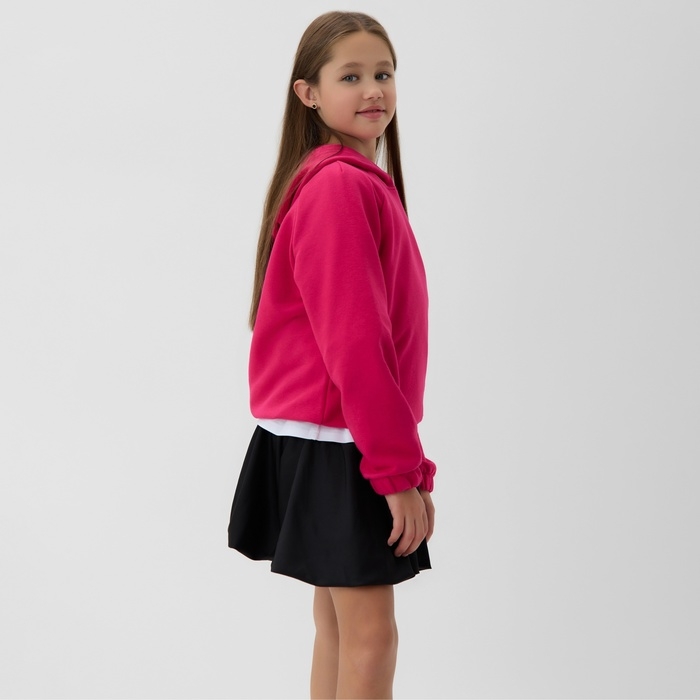 Толстовка (худи) детская MINAKU: Exclusive print, цвет фуксия, рост 146 см Толстовка (худи) детская MINAKU: Exclusive print, цвет фуксия, рост 146 см