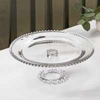 Подставка стеклянная для торта на ножке «Орбита», 31×12 см Подставка стеклянная для торта на ножке «Орбита», 31×12 см