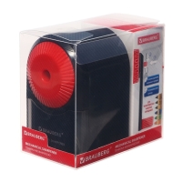 Точилка механическая BRAUBERG ULTRA, крепление к столу, корпус чёрный с красным Точилка механическая BRAUBERG ULTRA, крепление к столу, корпус чёрный с красным