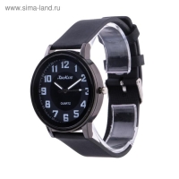 Часы наручные мужские "Гарленд", ремешок силикон, d-4.5 см Часы наручные мужские "Гарленд", ремешок силикон, d-4.5 см