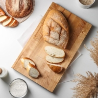 Доска разделочная Adelica &laquo;Профи&raquo;, 50&times;30&times;4 см, с металлическими стяжками и боковыми ручками, берёза