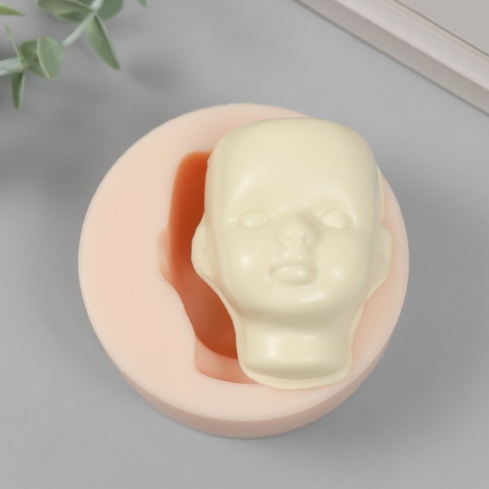 Молд силикон Молд силикон "Лицо младенца" №3 6х4,6х2,8 см