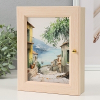 Ключница "Улица на берегу" 17х22 см