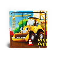 Пазл &laquo;Трактор&raquo;, 9 деталей