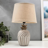 Лампа настольная 16307/1 E14 40Вт серый 22х22х37 см RISALUX Лампа настольная 16307/1 E14 40Вт серый 22х22х37 см RISALUX