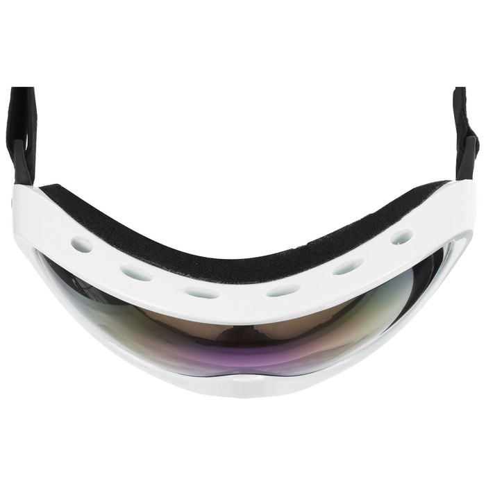 Маска горнолыжная ONLYTOP, цвет белый