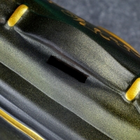 Копилка "Барсетка" чёрная,12х18х14см МИКС