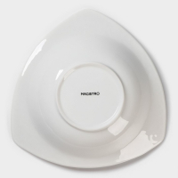 Салатник фарфоровый Magistro &laquo;Роза Бланш&raquo;, 600 мл, d=23 см, цвет белый