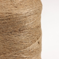Шпагат джутовый, двухниточный, 1,12 текс, 500 м Шпагат джутовый, двухниточный, 1,12 текс, 500 м