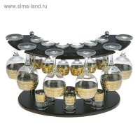 Мини-бар 18 предметов вино, византия, темный 240/55/50 мл Мини-бар 18 предметов вино, византия, темный 240/55/50 мл