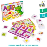 Лото «Цифры и формы», 1-4 игрока, 3+ Лото «Цифры и формы», 1-4 игрока, 3+