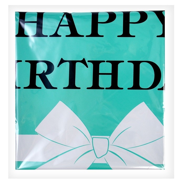 Воздушный шар фольгированный 18" &laquo;HBD бантик&raquo; круг