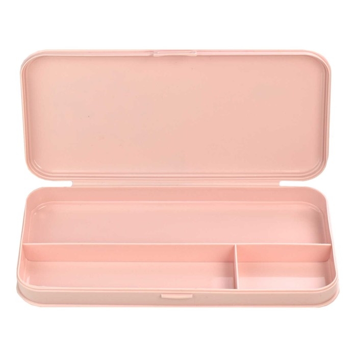 Пенал-футляр пластиковый 90 х 204 х 28 мм, Феникс "Кот с книжкой" розовый 61988