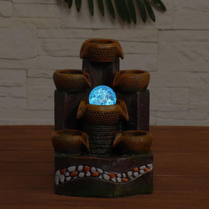 Фонтан "Идилия" 20х14х27 см (с подсветкой)