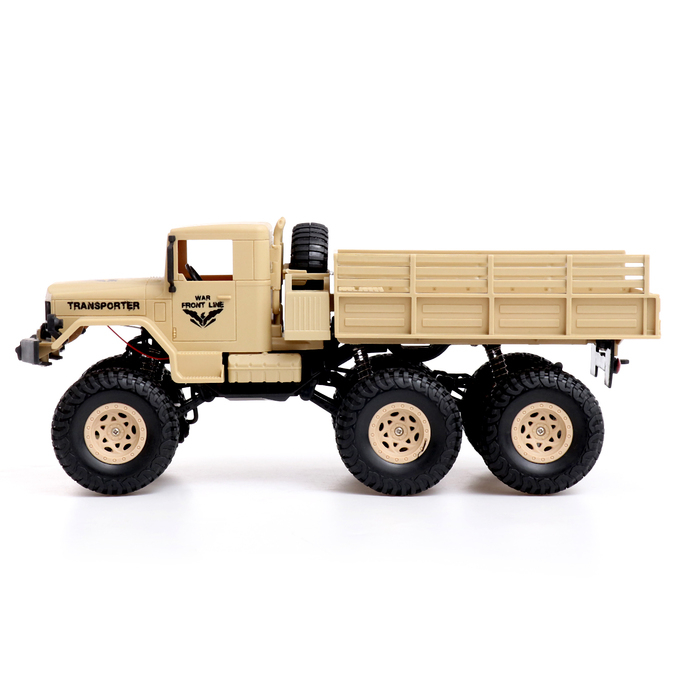 Грузовик радиоуправляемый &laquo;Фургон&raquo;, полный привод 6WD, работает от аккумулятора, 1:16, цвет бежевый