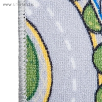 Палас &laquo;Мегаполис&raquo;, 150х200 см, серый