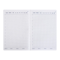 Ежедневник недатированный BOSS А5, 140 листов в клетку, с ручкой, обложка ПВХ, МИКС