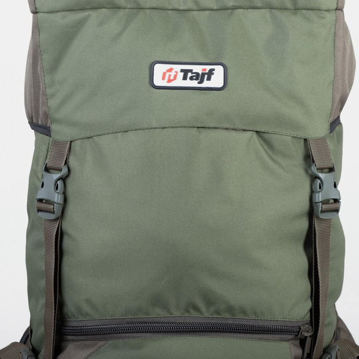 Рюкзак туристический, Taif, 80 л, отдел на стяжке, 2 наружных кармана, 2 боковых кармана, цвет оливковый