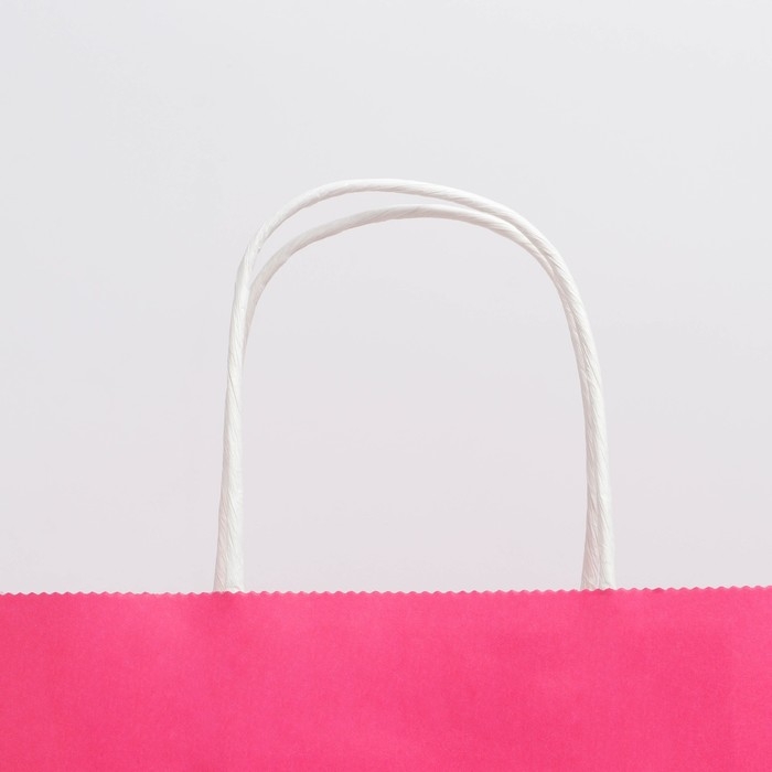 Пакет подарочный крафтовый, упаковка, &laquo;С днём рождения&raquo;, 28 х 32 х 15 см