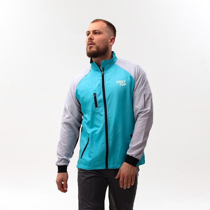 Ветровка ONLYTOP унисекс grey, р. 42