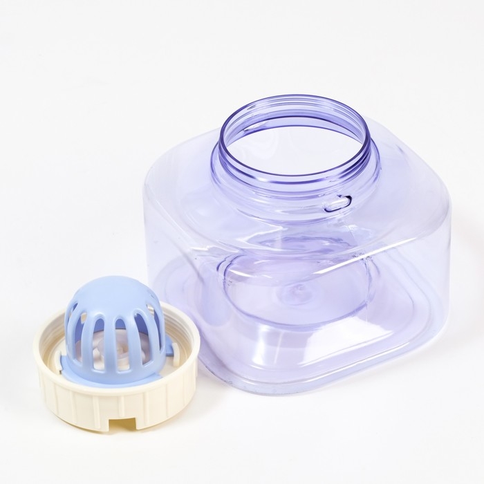 Автокормушка со съёмной крышкой, контейнер 1,8 л, фиолетовая Автокормушка со съёмной крышкой, контейнер 1,8 л, фиолетовая