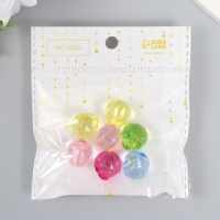 Набор декора для творчества пластик "Кристалл-капля" цветные набор 20 гр 1,8х1,7х1,7 см