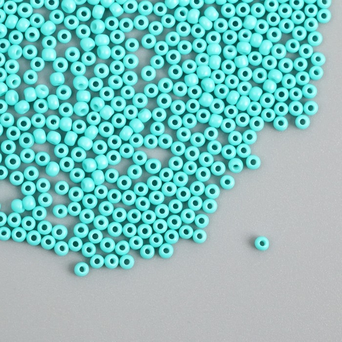 Бисер стекло 12/0 "Голубая вода" ровный №669 450 гр