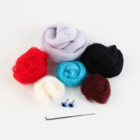 Валяние из шерсти. Игрушка &laquo;&lrm;Енотик&raquo;&lrm;, набор для творчества