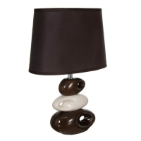 Светильник "Желание" коричнево- белый 1x25W E14 12,5x19,5x31 см RISALUX Светильник "Желание" коричнево- белый 1x25W E14 12,5x19,5x31 см RISALUX